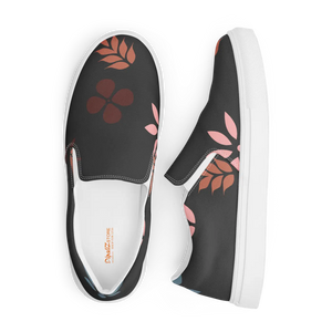 Vibrant Floral Print Women’s Slip on Canvas Shoes - Dipaliz - Sneakers