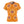 Chic Floral Print Polyester T-shirt - Flowers on Orange - Dipaliz - T-shirts