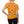 Chic Floral Print Polyester T-shirt - Flowers on Orange - Dipaliz - T-shirts