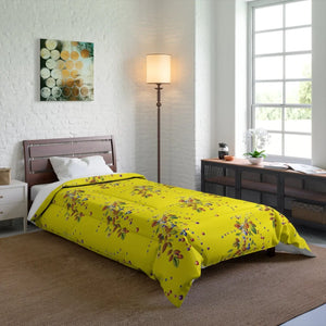 Floral Print Comforter – Eco-friendly Cotton - Dipaliz - Quilts & Comforters
