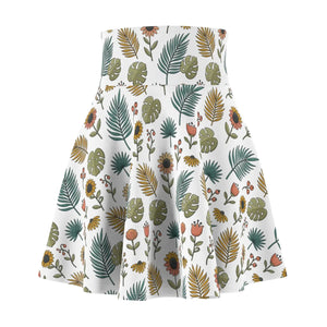 Dipaliz Floral Tropical Skater Skirt Botanical Print - Skirts