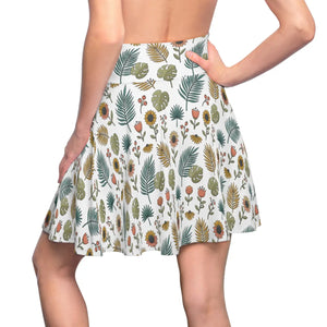 Dipaliz Floral Tropical Skater Skirt Botanical Print - Skirts