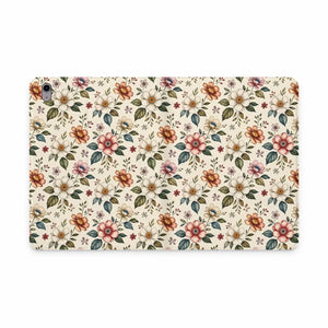 Dipaliz Floral Vintage Tablet Folio Vegan Leather - Mobile Phone Cases