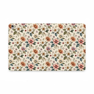 Dipaliz Floral Vintage Tablet Folio Vegan Leather - Mobile Phone Cases