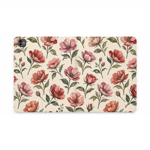 Dipaliz Floral Vintage Tablet Folio Vegan Leather - Mobile Phone Cases