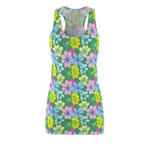Floral Racerback Dress – Sporty Polyester - Dipaliz - Dresses - Xs