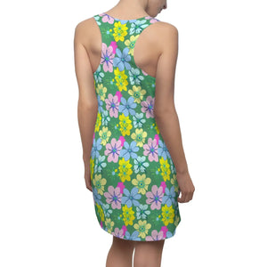 Floral Racerback Dress – Sporty Polyester - Dipaliz - Dresses - Xs
