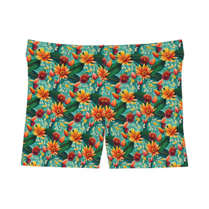 Floral Women’s Shorts - Moisture Wicking - Dipaliz