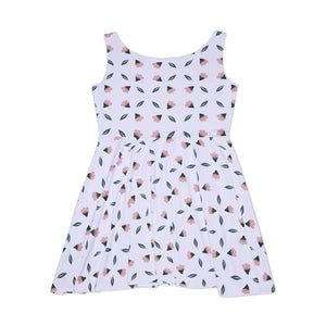 Floral Skater Dress – Polyester Spandex - Dipaliz - Dresses - Xs