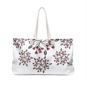Floral Weekender Bag - Oversized Polyester Escape - Dipaliz - Tote Bags