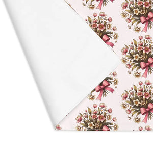 Home Decor - Blue Placemat - Joyful Flower Graphic Cloth Design - Dipaliz 18’’ × 14’’