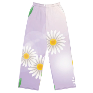 Chic Floral Wide Leg Pants - Comfy Casual - Dipaliz - Xs
