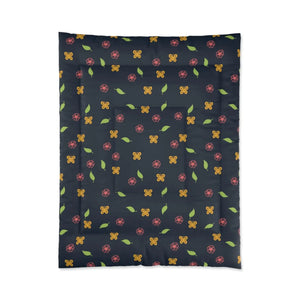 Vibrant Floral Comforter - Butterflies Polyester - Dipaliz - Quilts & Comforters
