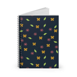 Elegant Navy Blue Notebook - Creative Ruled Line - Dipaliz - Notebooks & Notepads