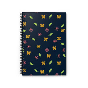 Elegant Navy Blue Notebook - Creative Ruled Line - Dipaliz - Notebooks & Notepads