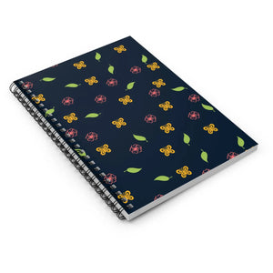 Elegant Navy Blue Notebook - Creative Ruled Line - Dipaliz - Notebooks & Notepads