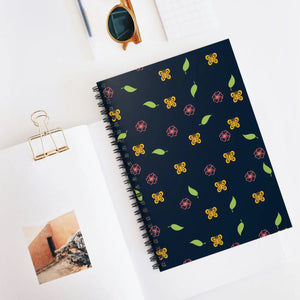 Elegant Navy Blue Notebook - Creative Ruled Line - Dipaliz - Notebooks & Notepads