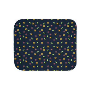 Cozy Flowers and Butterflies Sherpa Blanket - Dipaliz - Decor