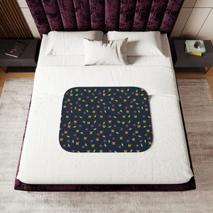 Cozy Flowers and Butterflies Sherpa Blanket - Dipaliz - Decor