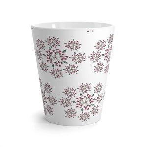 Vivid Floral Latte Mug - 12oz Ceramic Coffee Cup - Dipaliz - Mugs