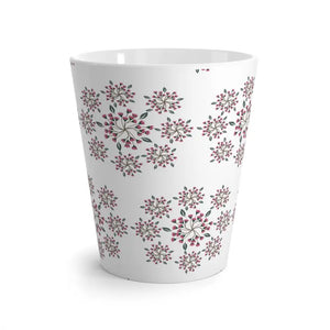 Floral Latte Mug - Ceramic Coffee Cup for Morning Bliss - Dipaliz - 12oz - Mugs