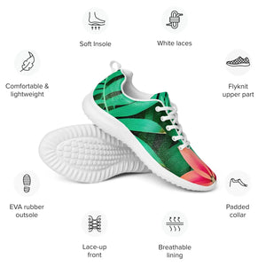 Floral Women’s Athletic Shoes - Flyknit Flowers and Leaves - Dipaliz - Sneakers