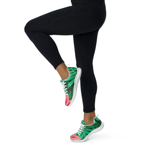 Floral Women’s Athletic Shoes - Flyknit Flowers and Leaves - Dipaliz - Sneakers