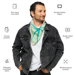 Pastel Floral Print Bandana - Eco-friendly Gifts - Dipaliz - Bandanas & Headties