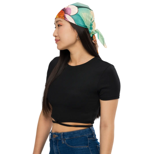 Pastel Floral Print Bandana - Eco-friendly Gifts - Dipaliz - Bandanas & Headties