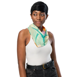 Pastel Floral Print Bandana - Eco-friendly Gifts - Dipaliz - Bandanas & Headties