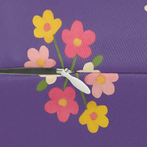 Spun Polyester Lumbar Pillow - Purple Floral Comfort - Dipaliz - 20’’ × 14’’ - Throw Pillows