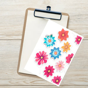 Vibrant Glossy Sticker Sheet - Gifts for Her - Dipaliz - Decorative Stickers
