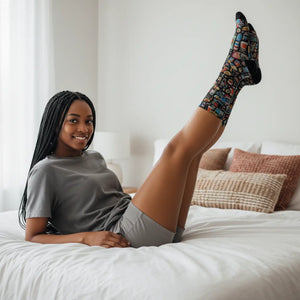 Dipaliz Football Game Day Sublimation Socks for Fans