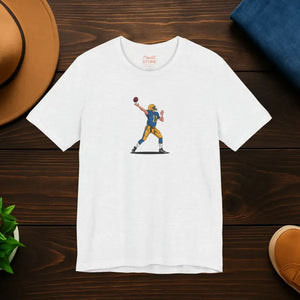 Football Unisex Jersey Short Sleeve Tee - Ash / s - T-shirts