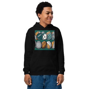 Cozy Youth Heavy Blend Hoodie - Fleece Activewear - Dipaliz - Hoodies
