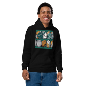 Cozy Youth Heavy Blend Hoodie - Fleece Activewear - Dipaliz - Hoodies