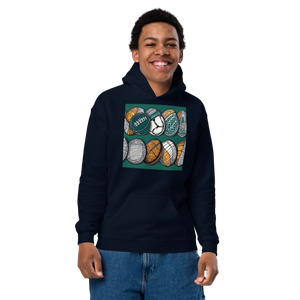 Cozy Youth Heavy Blend Hoodie - Fleece Activewear - Dipaliz - Hoodies