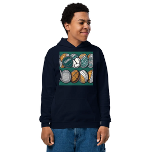 Cozy Youth Heavy Blend Hoodie - Fleece Activewear - Dipaliz - Hoodies