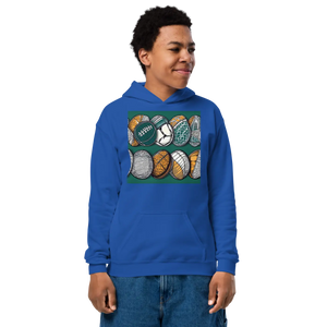 Cozy Youth Heavy Blend Hoodie - Fleece Activewear - Dipaliz - Hoodies