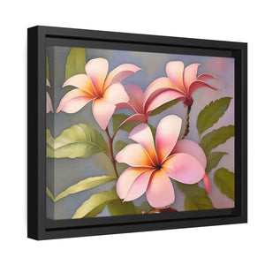 Vibrant Frangipani Flowers Matte Canvas - Eco-friendly Gifts - Dipaliz - Posters Prints & Visual Artwork