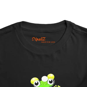 Short Sleeve Tee Frog Reading Design Toddler Comfort - Dipaliz - Baby & Clothing