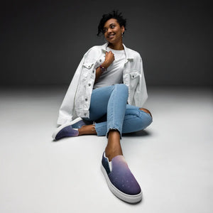 Galaxy Universe Women’s Slip Canvas Shoes - Dipaliz - Sneakers