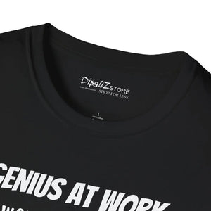 Softstyle Genius at Work T-shirt - Unisex Cotton - Dipaliz - T-shirts