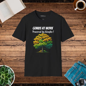 Softstyle Genius at Work T-shirt - Unisex Cotton - Dipaliz - T-shirts