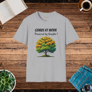 Softstyle Genius at Work T-shirt - Unisex Cotton - Dipaliz - T-shirts