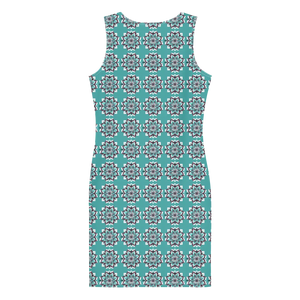 Geometrical Pattern Sew Dress – Eco Polyester - Dipaliz - Dresses - Xs