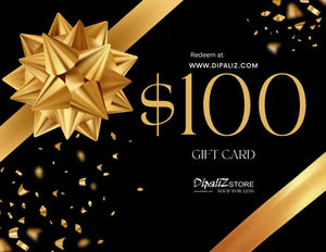 Dipaliz Gift Card - Stylish Abstract Design - Endless Possibilities - $100.00 - Cards