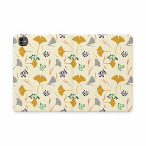 Dipaliz Ginkgo Blossom Tablet Folio Case Vegan Leather - Computer Accessories