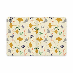 Dipaliz Ginkgo Blossom Tablet Folio Case Vegan Leather - Computer Accessories