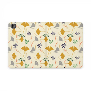 Dipaliz Ginkgo Blossom Tablet Folio Case Vegan Leather - Computer Accessories